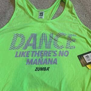 Zumba Fitness Neon Green Tank Top